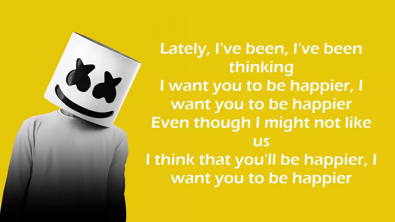 Marshmello Ft Bastille Happier Lyrics Video Lyrics Mb