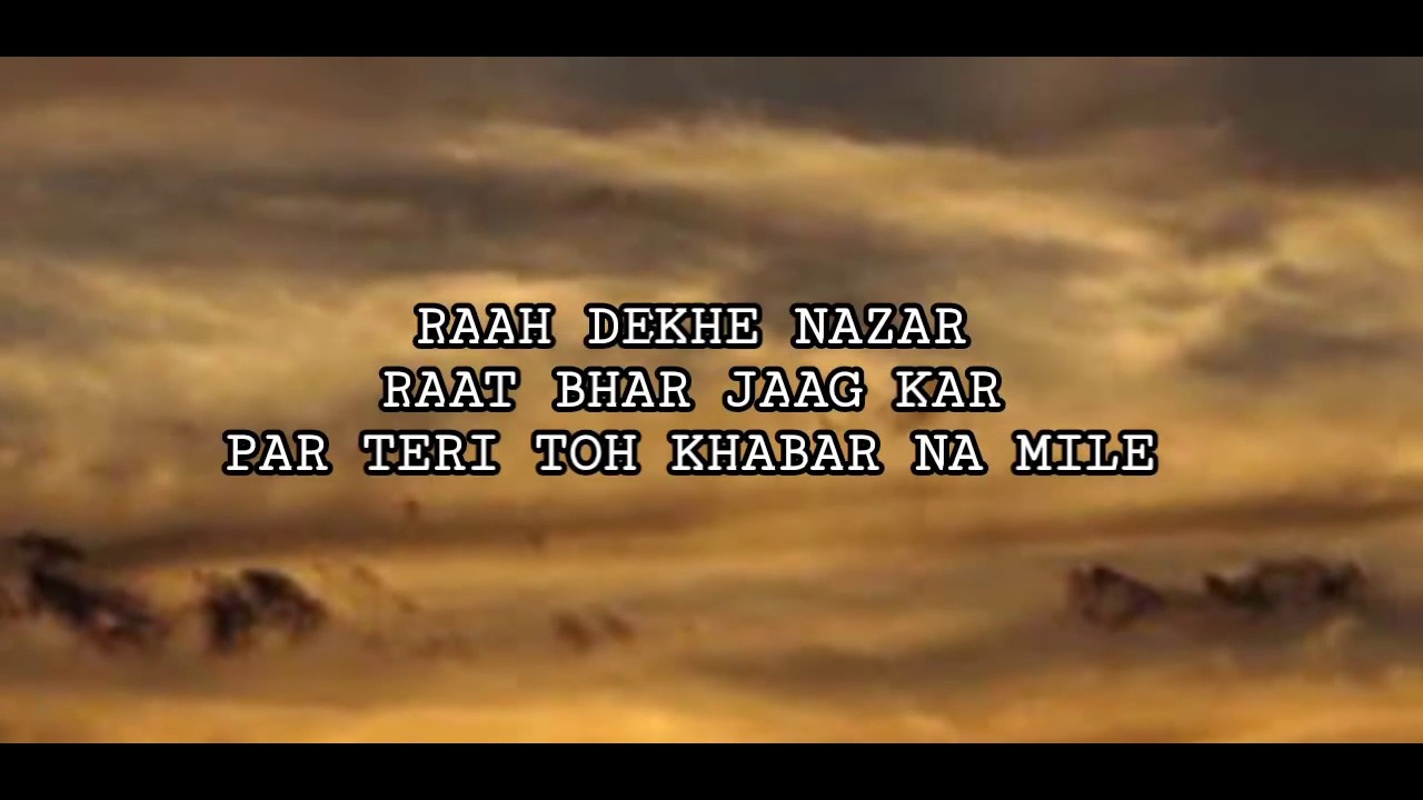 Tum Hi Aana (lyrics video) //Jubin Nautiyal/ New Hindi Love Song 2019