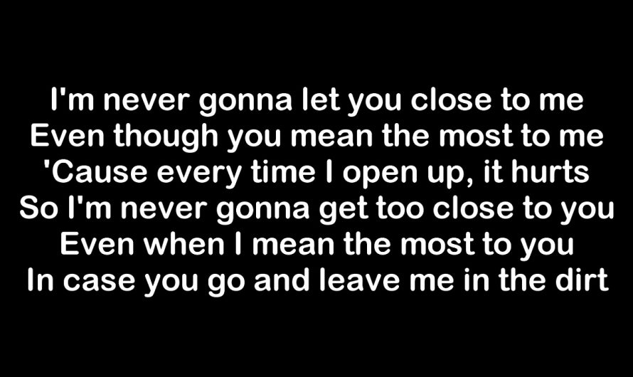 Too Good At Goodbyes – Sam Smith (Lyrics)