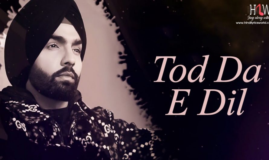 Tod Da e Dil Full Song with lyrics | Ammy Virk | Hindi Lyrics World