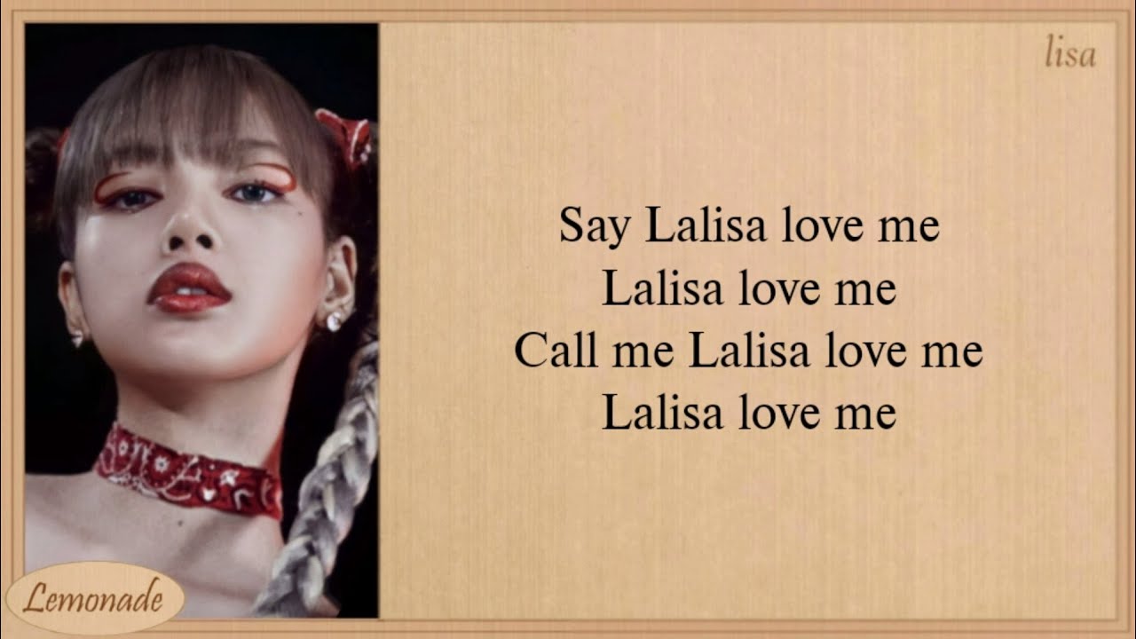 Lalisa rap lyrics