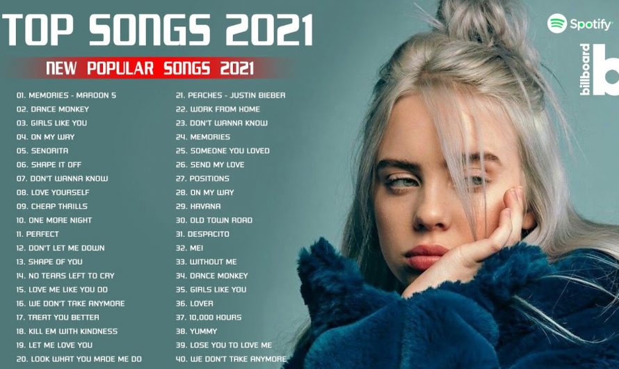 Top Hits 2021 🍎 Bilie Eilish, Maroon 5, Ed Sheeran, Adele, Dua Lipa, Rihanna, Sam Smith …