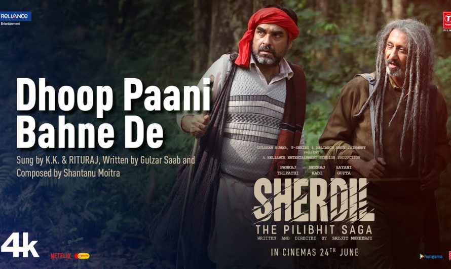 Sherdil: The Pilibhit Saga |'Dhoop Paani Bahne De' Song | KK, Rituraj, Gulzar Saab, Shantanu, Srijit