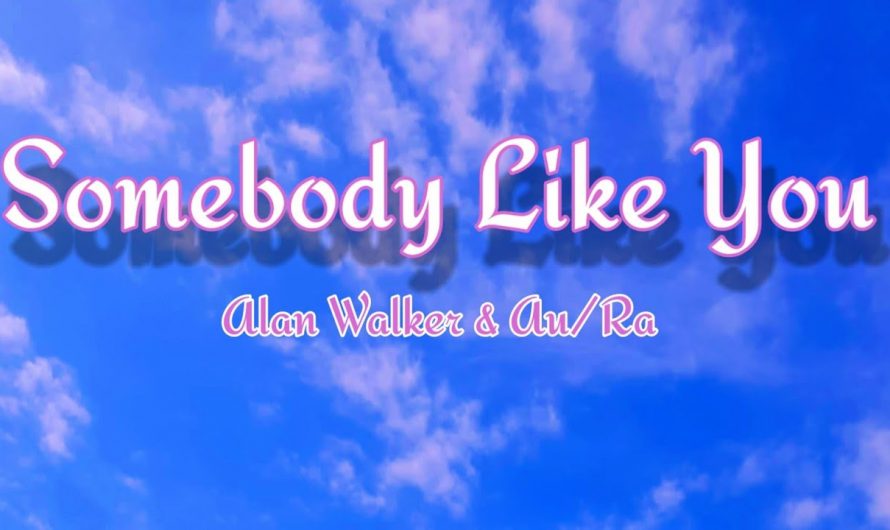 Alan Walker & Au/Ra – Somebody Like You lyrics video with hindi translation