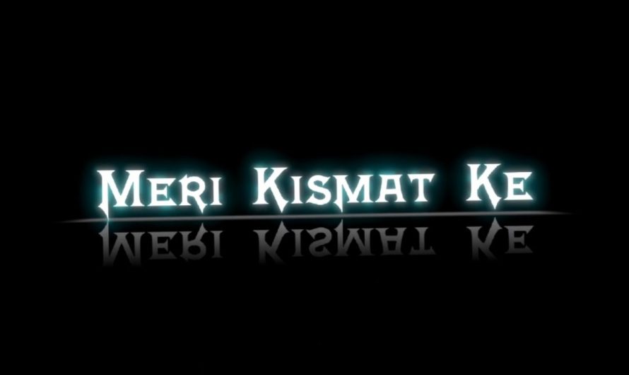 ♥️meri kismat ke Har Ek Panne Pe🥀Hindi sad lyrics video#lyrics#blackscreen#status#sad#viral#tranding