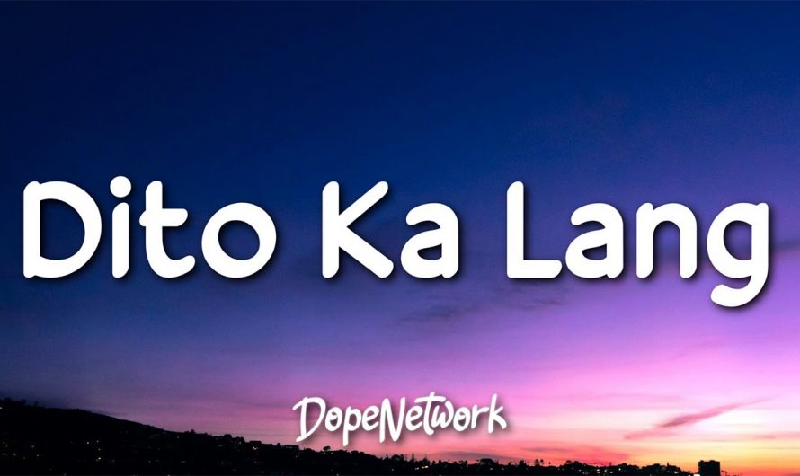 Moira Dela Torre – Dito Ka Lang (Lyrics)