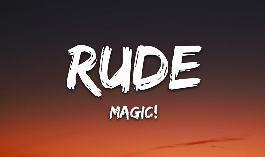 MAGIC! – Rude (Lyrics)