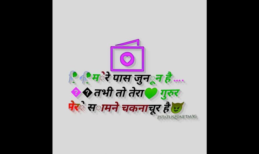 🥀🥀attitude Boy hindi lyrics shayari Status video #statuszonetm5g #statuszonetm5g